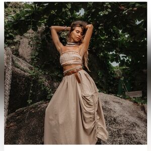 Thaluta Wear Alaina Maxi Skirt  One Size Fits most